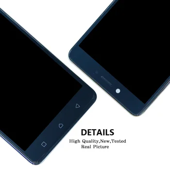 5.5 Polegadas Para a Lenovo K6 Nota Completa Display LCD de Toque do Digitador do Painel de Montagem de Tela com Moldura de Ferramentas Gratuitas