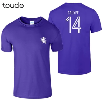 Johan Cruyff 14 Mens T-Shirt DE 70 holandês Legenda Holanda Jogador de futebol Fã de 2019 Moda masculina do Personagem de banda desenhada de Fitness T-Shirts