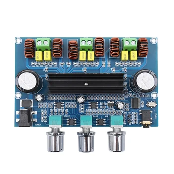 XH-A305 Bluetooth 5.0 Estéreo Digital Amplificador de Potência Conselho TPA3116D2 50Wx2+100W de 2.1 Canais de Áudio Bass Subwoofer AUX Módulo do AMPLIFICADOR
