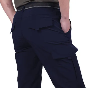 Seca rápido, Casual Calças dos Homens Verão Militares do Exército Respirável Impermeável leve Táticas Calças Calças masculinas Carga Calça Masculina