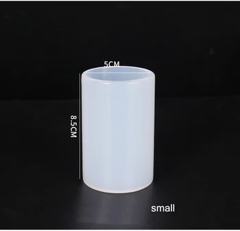 Hexagonal Cilíndrico do vaso de forma Molde de Silicone Jóia ferramenta para Tomada de DIY UV resina epóxi moldes de artesanato