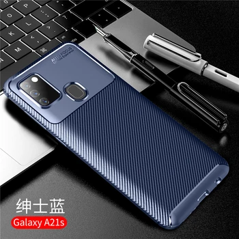Para Samsung Galaxy A21s Caso Funda De Borracha De Silicone De Protecção Soft Case Para Samsung Galaxy A21s Capa Para Samsung Galaxy A21s