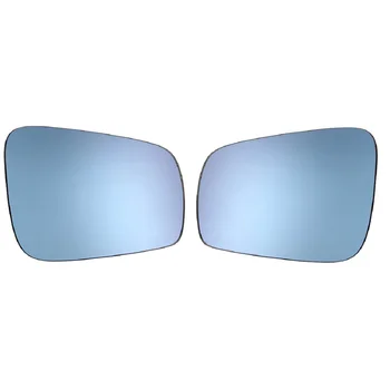 Azul, Aquecida, Amplo Ângulo de Espelhos de Vidro Espelho Retrovisor Tampa Esquerda para a Direita para VW Golf Passat 1999 2000 2001 2002 2003 2004 2005