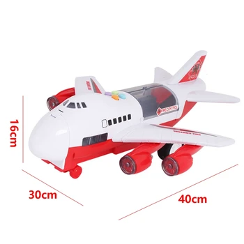 Carro Brinquedos Conjunto com o Transporte de Carga do Avião Educacional Veículos de Combate a Incêndio Automóvel para Crianças com Grande Tapete Jogo