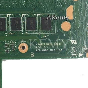 Akemy X540LJ Laptop placa-mãe Para o Asus VivoBook X540L F540L A540L R540L original da placa-mãe 4GB-RAM I3-4005U GT920M-2GB