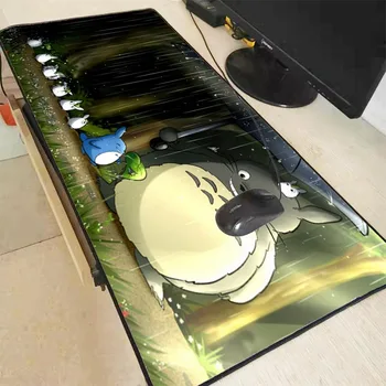 XGZ Totoro Anime de Bloqueio de Borda Almofada Para Mouse de Computador Notbook Grande tapete de rato Melhor do Gaming Mouse Pad Gamer Para Teclado de Laptop Esteira do Rato