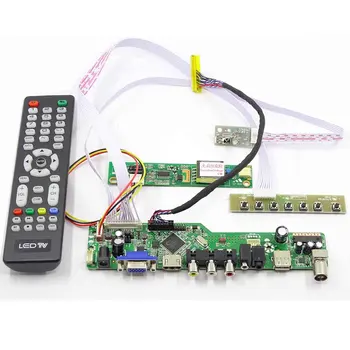 Latumab Novo ecrã LCD LED de Controlador de Placa de Driver kit para N156B3-L02 TV+HDMI+VGA+USB frete Grátis