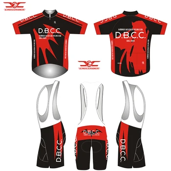 Crossriders 2019 PRETO BDCC de manga curta Bicicleta ciclismo jersey Camisa de ciclismo roupas Ropa Roupa De Ciclismo CY-15