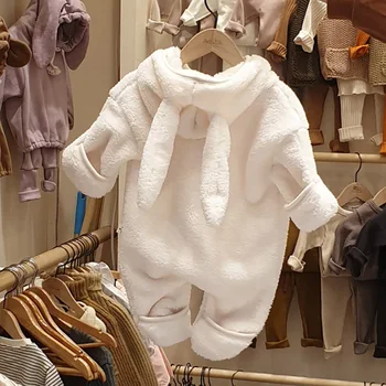 MILANCEL 2020 Novo Bebê Body Recém-nascidos Roupas de Coelho do Chapéu de Bebê Meninos Playsuit Quente Criança com Capuz Roupa