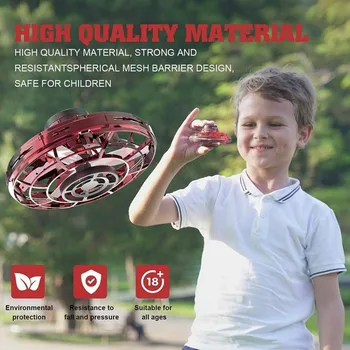2020 Novo Mini UFO Brinquedos Voadores Fidget Giratório de Indução de Aeronaves Presentes para crianças, Crianças Quadrocopter Juguetes Descompressão de Brinquedo