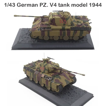 Rara e fina 1/43 alemão PZ. V4 tanque modelo de 1944 Coleção de modelo de liga de produtos