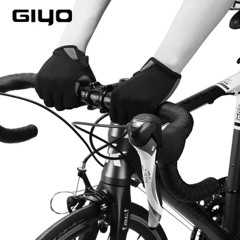 Giyo de Inverno, Luvas de Ciclismo Tela de Toque de GEL, Luvas de Bicicleta Pesca à prova de Choque MTB Estrada Cheia de Dedo de Luva de Bicicleta