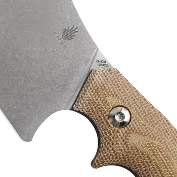 Kizer 2020 novo Talho 1039C2 fixo faca de lâmina de Micarta punho portátil mini cozinha faca com bainha de ferramentas de mão