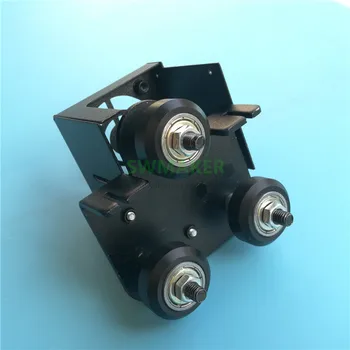 CR-10 de Metal X Placa de Carro com rodas + tampa da Ventoinha para o eixo X Creality CR 10 CR 10 CR-10-S ENDER-3 ENDER-4 TEVO impressora 3D