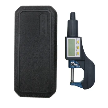 0-25mm Micron Digital Fora Micrômetro Eletrônico Micrômetro de Medidor Medidor de 0,001 mm de Espessura de Medição do Medidor de Ferramentas Com Caixa
