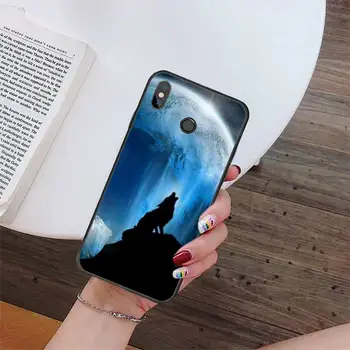 Lobo raiva animal colorido Caso De Telefone Xiaomi Redmi nota 8 9 9s Pro 9 9a
