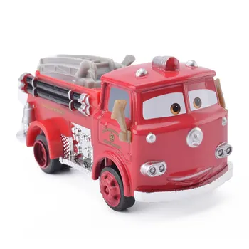 A Disney Pixar Carros 2 3 Vermelho De Corrida De Incêndio E Salvamento, De Caminhão Relâmpago McQueen 1:55 Diecast De Metal De Carros De Brinquedo De Crianças Presentes De Aniversário