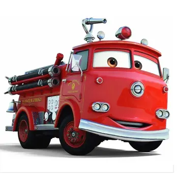 A Disney Pixar Carros 2 3 Vermelho De Corrida De Incêndio E Salvamento, De Caminhão Relâmpago McQueen 1:55 Diecast De Metal De Carros De Brinquedo De Crianças Presentes De Aniversário