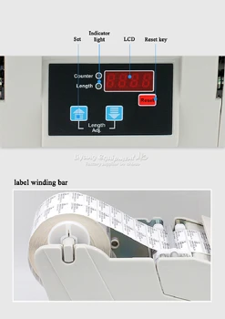 AL X130 130mm Automático de etiquetas Excluindo Dispensador de Máquina para Etiquetas Auto-adesivas de Códigos de Barras auto Peeling