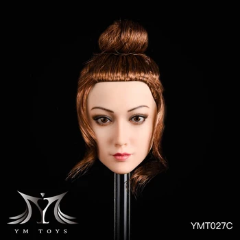 Em Estoque YMTOYS YMT027 1/6 Asiático Beleza Head Sculpt Jasmim Planta de Cabelo Fan Bingbing Head Sculpt Para 12