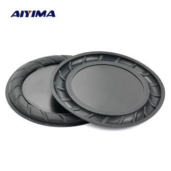 Aiyima 2PC 90MM 64MM de Borracha Radiador Passivo de alto-Falante de Graves Vibração da Membrana do Diafragma Auxiliar Subwoofer de DIY
