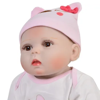 Boneca Bebe Reborn 55CM Real de Silicone Renascer Bonecas de Vinil Brinquedos Grandes Bonecas Para Meninas de 3 a 7 Anos de Idade do Bebê Boneca reborn presente
