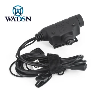 WADSN Z-TAC Tático U94 PPF Peltor Adaptador de Fone de ouvido Para Kenwood aparelho de Baofeng UV-5R Softair Fones de ouvido Acessórios