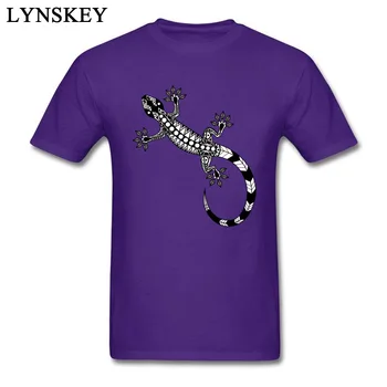 Gecko Lagarto Esqueleto de T-Shirts de Répteis Animal Impresso Em Homens de Mens Tshirts de Verão, Moda de Rua Tees Dia do Pai Camisola