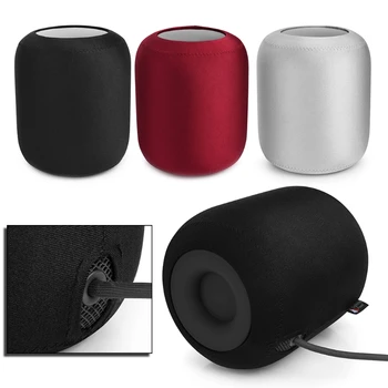 HomePod mini Bluetooth alto-falante tampa contra poeira da Apple Homepod de áudio, elástica e impermeável tecido de armazenamento capa protetora