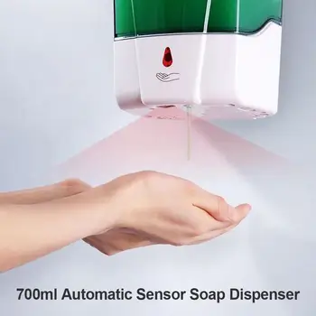 400ml/700 ml Automática Dispensador de Sabão Líquido Touchless anti-Séptico de Mão Recipiente de Parede de Lavar o Recipiente para casa de Banho