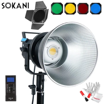 Sokani X60 V2 de Vídeo de LED de Luz 80W 5600K Versão 2 Data Equilibrada CRI96 TLCI 95+ 5 Pré-Programado Efeito de Iluminação Bowens de Montagem