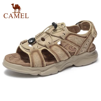 CAMELO de Moda ao ar livre Praia gladiador confortável e Casual Sapatos dos Homens Sandálias de Verão Novo, Leve, antiderrapante