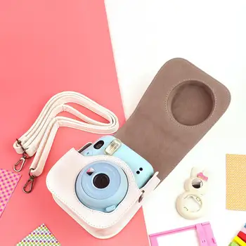 2020 Nova Câmera Portátil Câmera Profissional Saco de Protecção Bonito do Couro do PLUTÔNIO do Pacote para Fujifilm Instax Mini-11 Câmara