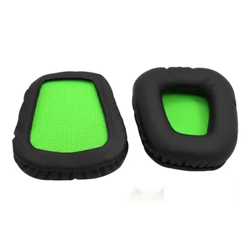Substituição de Protecção Almofadas de Cabeça Almofada Para o Razer Electra Jogos PC Fones de ouvido Fone de ouvido Preto e Verde
