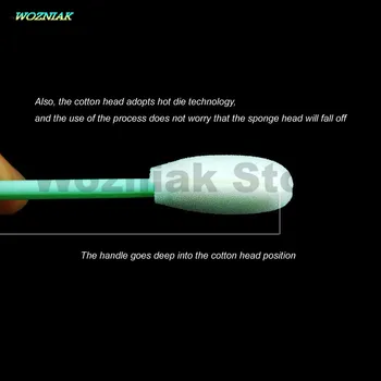 Wozniak Anti-estático esponja vara Limpeza vara Absorvente de algodão varas de telefone Celular de LCD executa plástico de limpeza da cabeça de