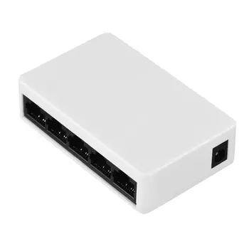 Switch Desktop Switcher Rj45 Lan Divisor de Hub 5-portas Fast Ethernet 10/100mbps Switch de Rede /
