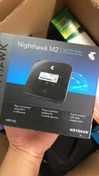 Desbloqueado Netgear Nighthawk M2 MR2100 cat20 4GX Gigabit 4G 2Gbps 5CA Móvel 2000mbps Hotspot wi-Fi +2PCS 5dai Antenas