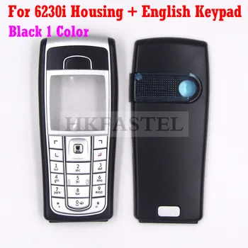 Nokia 6230i 5A Novos de Alta Qualidade completo Completo do Telefone Móvel de Habitação Capa com Teclado Azul Escuro , Preto , Preto