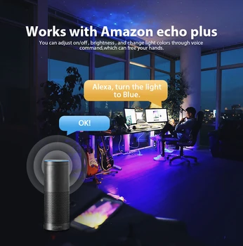 GLEDOPTO 5V USB CONDUZIU a Luz de Tira PLANO de Fundo Kit de Iluminação LED RGBCCT ZigBee Smart APP Amazon Alexa Eco Plus Fundo de ambiente de Trabalho