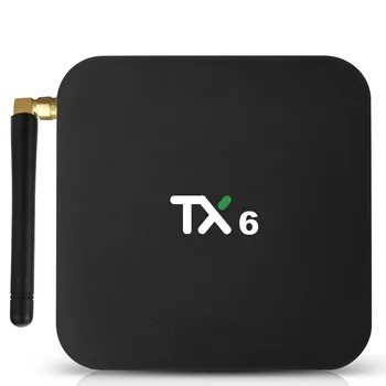 Android 9.0 Caixa de TV TX6 4GB 64GB DE 5,8 G Wifi Allwinner H6 Quad Core USD3.0 BT4.2 4K Google Play Youtube Set-Top Box TX6 Netflix Med