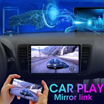 4G+64G 8 Core 2 Din Multimídia Vídeo Player Rádio do Carro Para Subaru Outback 3 Legado 4 2003-2009 de Navegação GPS Carplay Android 10