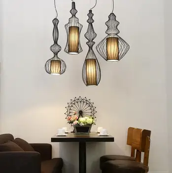 Americana moderna Luzes Pingente para a Sala de Jantar, Quarto luminária de Suspensão da Luminária Vintage Home Iluminação Hanglamp