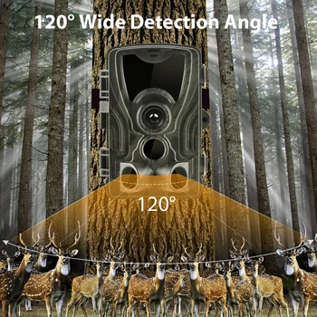HC 801 Caça Trilha Câmara de Noite com 16MP de 1080P a vida Selvagem Foto Armadilhas de 0,3 s Gatilho de busca Infravermelho Câmera de Vigilância de Vídeo