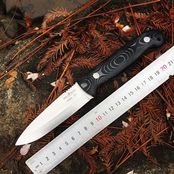 D2 I sobrevivência reta faca de Caça fixo faca de lâmina de faca tática, em linha reta faca de caça acampamento de sobrevivência ao ar livre