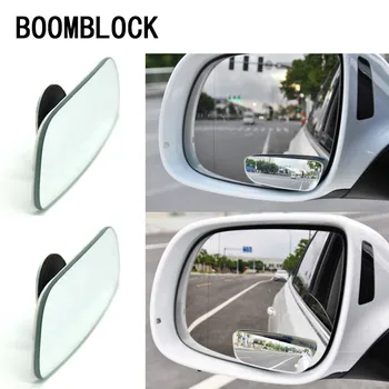 360 Graus Ajustável Espelho Retrovisor de Carro de Ângulo Amplo de Auxiliar de Ponto Cego do Espelho para VW Polo Toyota, Mercedes W203 Saab Renault