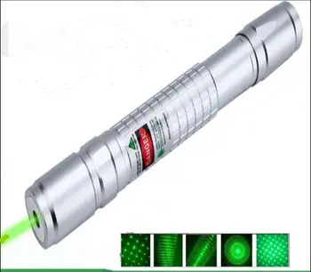 AAA de Alta potência de 500w 500000M ponteiro laser Verde 532nm em Foco a Queima de fósforo, queimadura de cigarros light, Astronomia Lazer caça