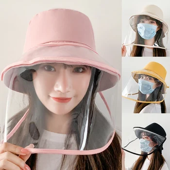 Chapéu 1PC Bela Anti-nevoeiro Esporte Anti-Nevoeiro Escudo Sol Caps Exterior Epidemia de Prevenção Face a Proteção de Ferramentas