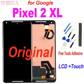 Original de LCD para o Google Pixel 2 XL Display LCD da Tela de Toque Substituição do conjunto do Digitador para o Google Pixel2 XL Pixel 2XL LCD