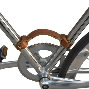 Retro Bicicleta Alças De Transportar Cinto De Couro, Acessórios De Equitação Equipamento De Couro Moto Alça De Transporte