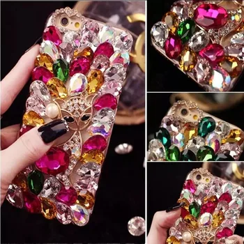 Nota 20 ultra Espessura de Vidro de cristal de rocha Telefone Case Para Samsung Galaxy M31 A21S A31 M51 A71 5G Casos Artesanal Diamante de Cristal Coque